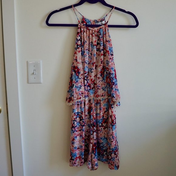 Parker 100% Silk Catamaran Romper Size S - Picture 4 of 12